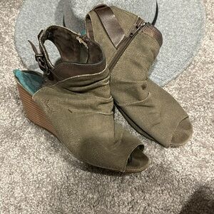 Blowfish wedge booties